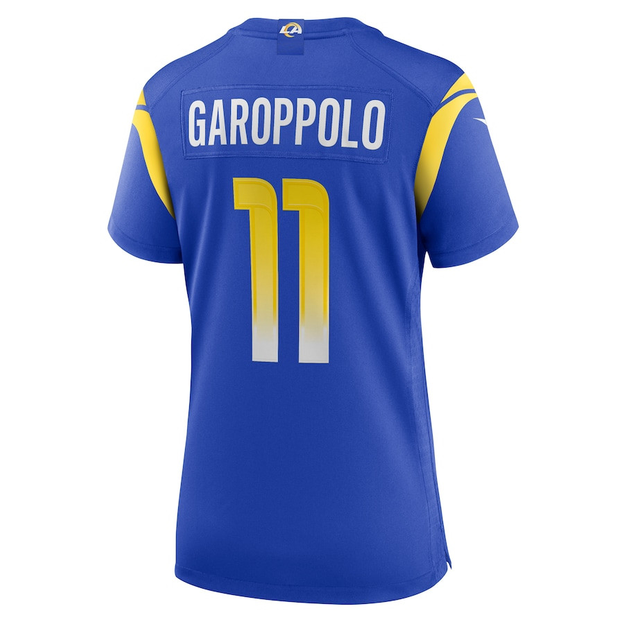 Jimmy Garoppolo 11 Los Angeles Rams Women's Game Jersey - Royal JS5509 nicesnker - Image 3