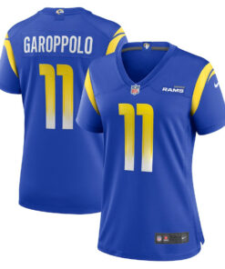 Jimmy Garoppolo 11 Los Angeles Rams Women's Game Jersey - Royal JS5509 nicesnker