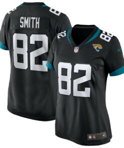Jimmy Smith 82 Jacksonville Jaguars Women Game Retired Jersey - Black JS5498 nicesnker