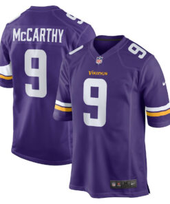 J.J. McCarthy 9 Minnesota Vikings 2024 NFL Draft First Round Pick Player Game Jersey - Purple JS9463 nicesnker