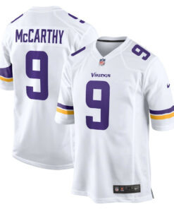 J.J. McCarthy 9 Minnesota Vikings Game Men Jersey - White JS4522 nicesnker