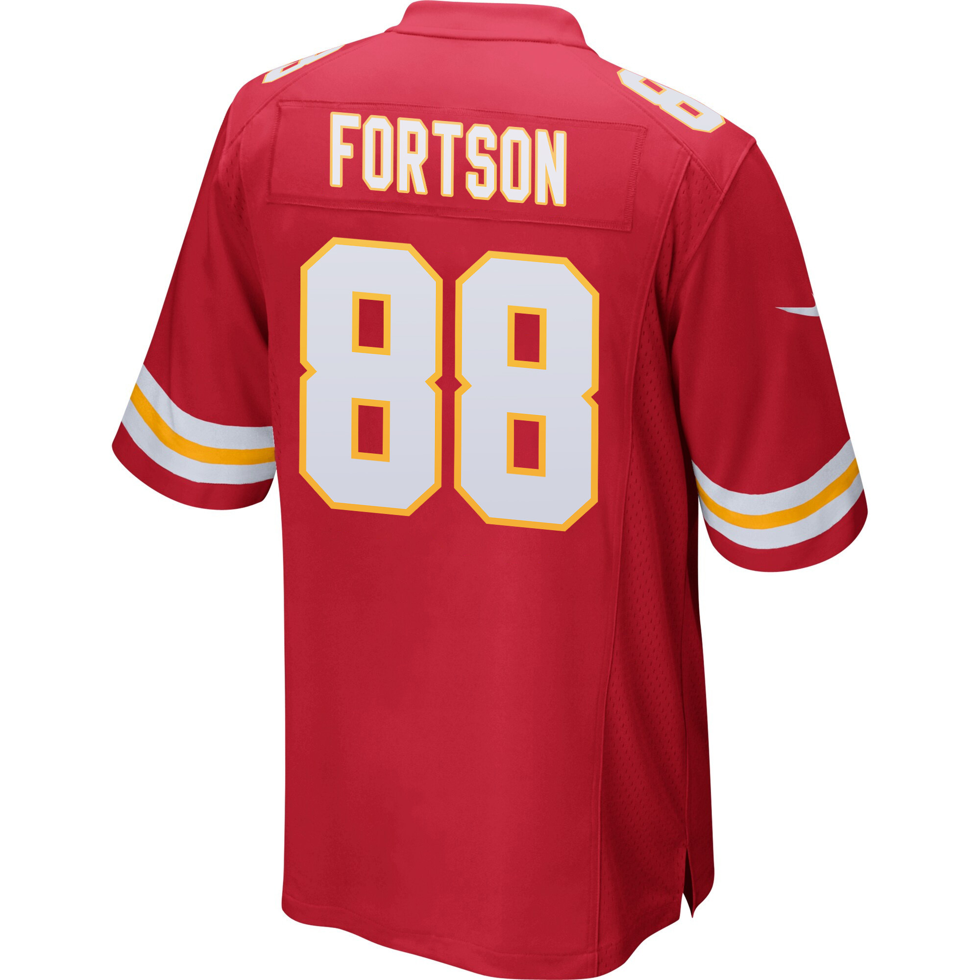 Jody Fortson 88 Kansas City Chiefs Super Bowl LVIII Patch Game Men Jersey - Red JS7925 nicesnker - Image 3