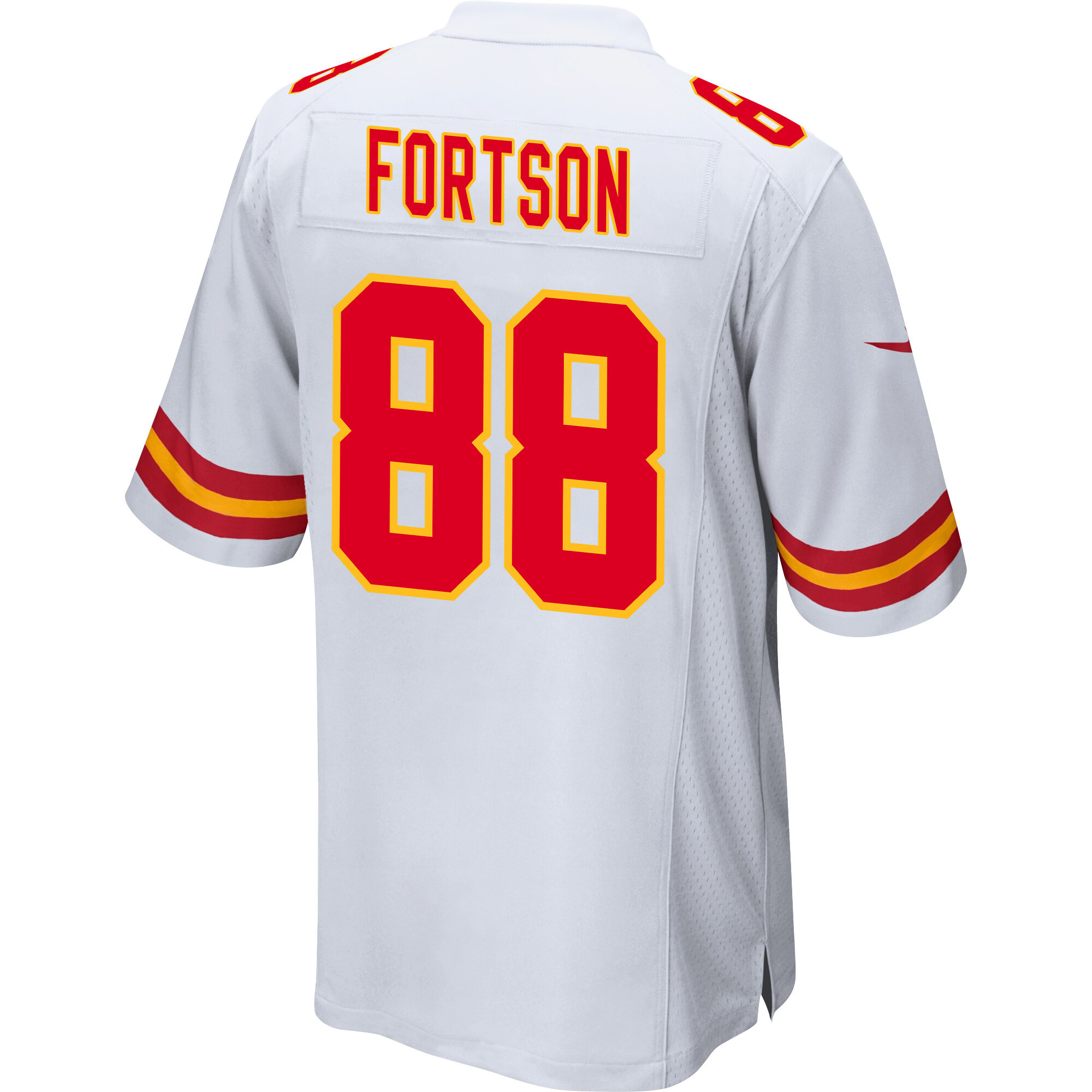 Jody Fortson 88 Kansas City Chiefs Super Bowl LVIII Patch Game Men Jersey - White JS8350 nicesnker - Image 3