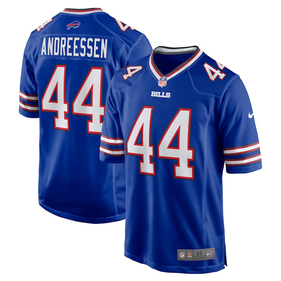 Joe Andreessen 44 Buffalo Bills Game Men Jersey - Royal JS6972 nicesnker