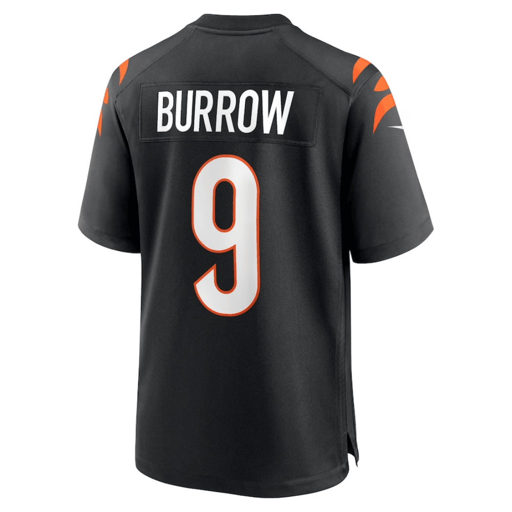 Joe Burrow 9 Cincinnati Bengals 2025 Pro Bowl Patch Game Men Jersey - Black JS3754 nicesnker - Image 3