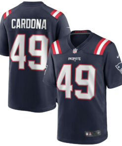 Joe Cardona 49 New England Patriots Men Game Jersey - Navy JS5632 nicesnker