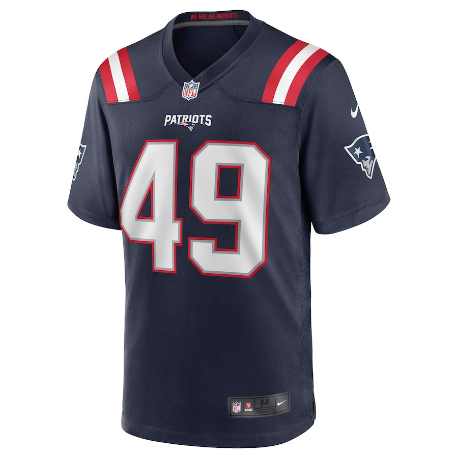 Joe Cardona 49 New England Patriots Men Game Jersey - Navy JS5632 nicesnker - Image 2