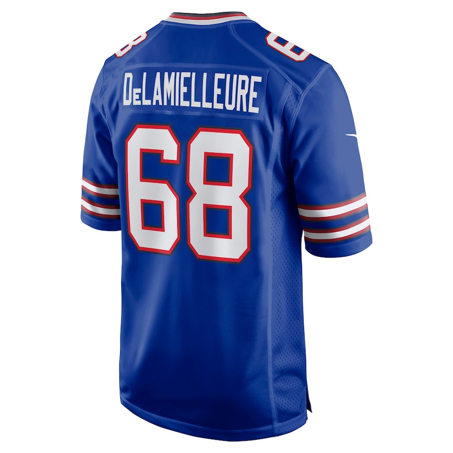Joe DeLamielleure 68 Buffalo Bills Men Game Retired Jersey - Royal JS6253 nicesnker - Image 3