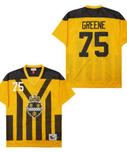 Joe Greene 75 Pittsburgh Steelers Retro Throwback Legacy Men Jersey - Black/Yellow JS8596 nicesnker