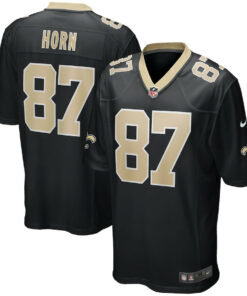 Joe Horn 87 New Orleans Saints Men Game Retired Jersey - Black JS6572 nicesnker