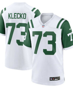 Joe Klecko 73 New York Jets Classic Alternate Retired Player Game Men Jersey - White JS8802 nicesnker