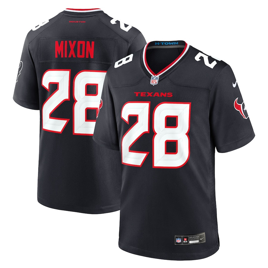Joe Mixon 28 Houston Texans Game Men Jersey - Navy JS6858 nicesnker