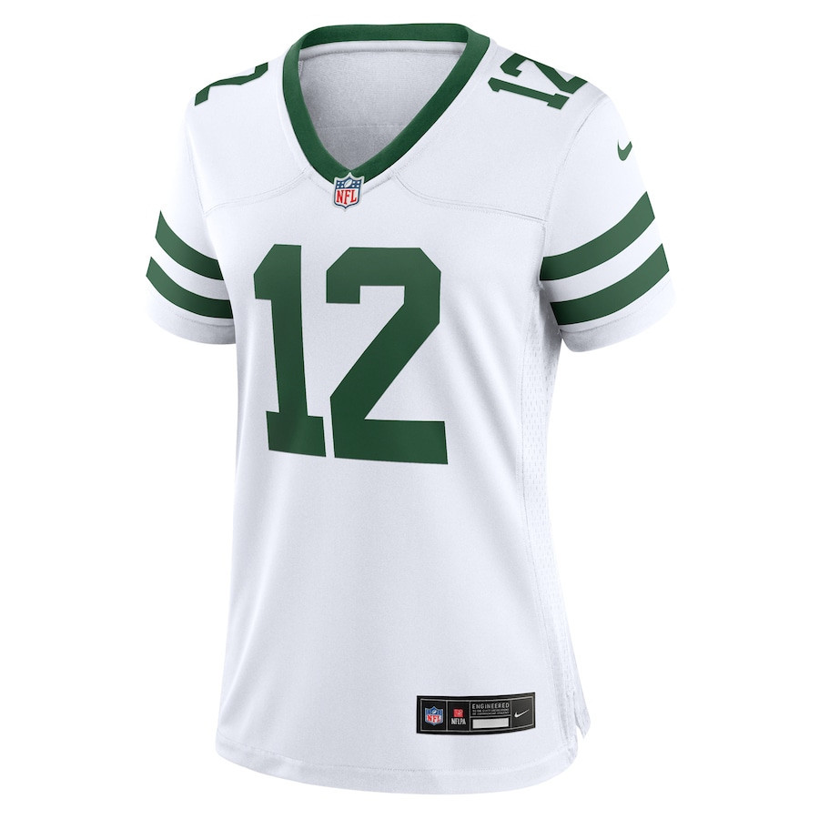Joe Namath 12 New York Jets Game Jersey Retired Player - Women, White JS6123 nicesnker - Image 2