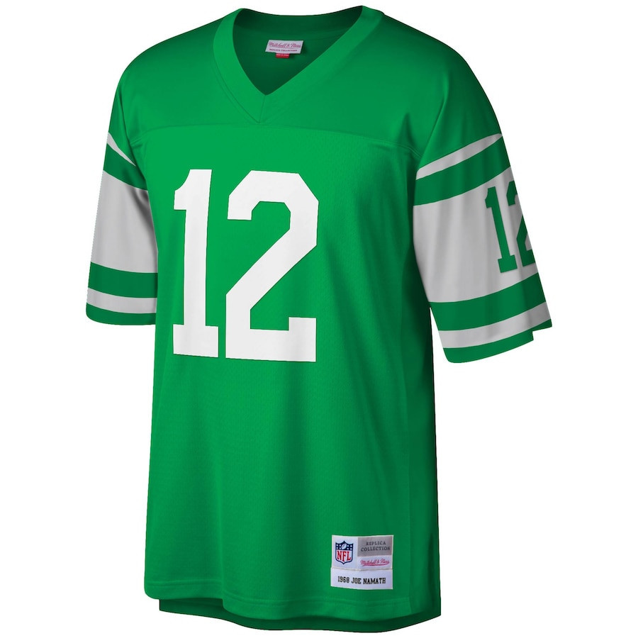 Joe Namath 12 New York Jets Mitchell & Ness Legacy Jersey - Men JS9132 nicesnker - Image 2