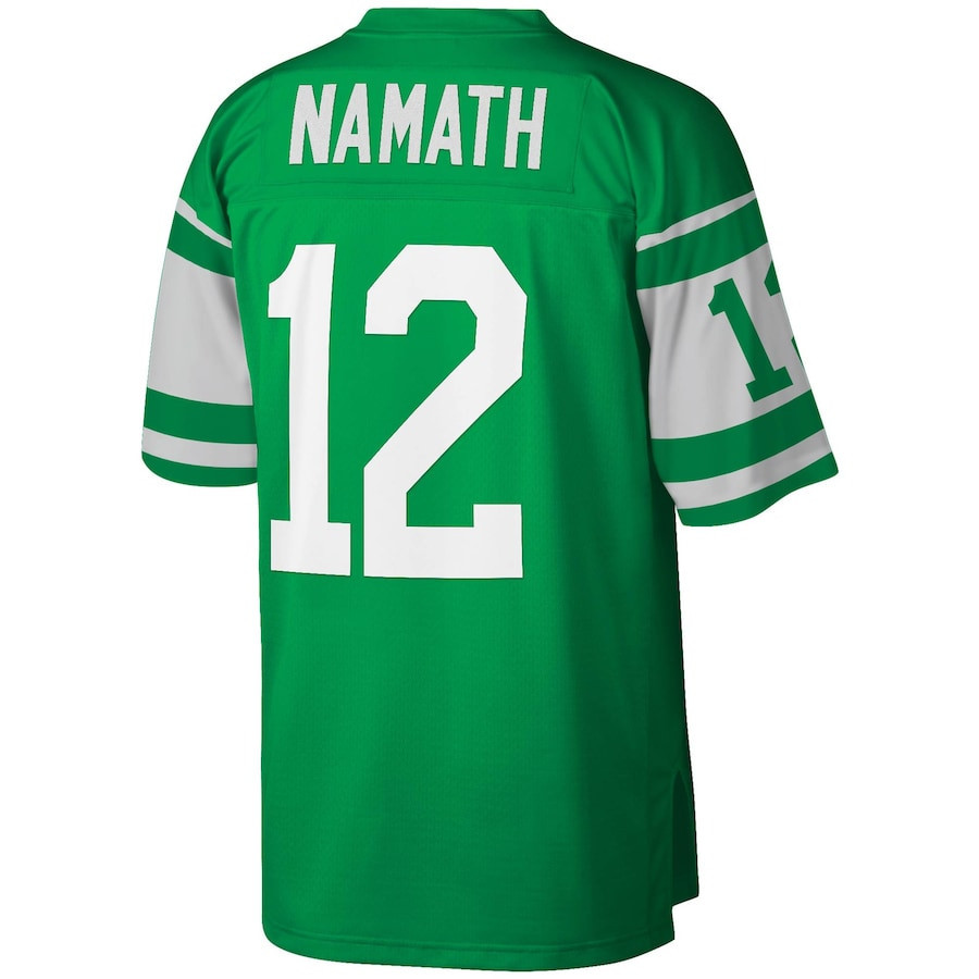 Joe Namath 12 New York Jets Mitchell & Ness Legacy Jersey - Men JS9132 nicesnker - Image 3