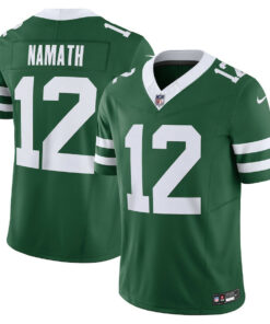 Joe Namath 12 New York Jets Vapor F.U.S.E. Limited Jersey - Legacy Green JS7045 nicesnker