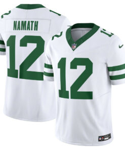 Joe Namath 12 New York Jets Vapor F.U.S.E. Limited Jersey - Men, Legacy White JS2833 nicesnker