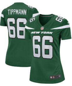 Joe Tippmann 66 New York Jets Women's Game Jersey - Gotham Green JS9655 nicesnker