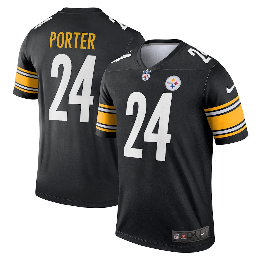 Joey Porter Jr. 24 Pittsburgh Steelers Legend Men Jersey - Black JS4439 nicesnker