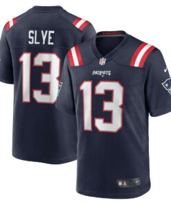 Joey Slye 13 New England Patriots Team Game Men Jersey - Navy JS6944 nicesnker