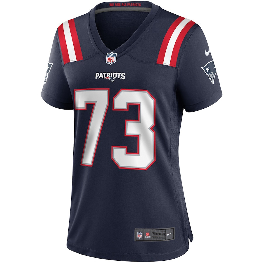 John Hannah 73 New England Patriots Women Game Retired Jersey - Navy JS9767 nicesnker - Image 2
