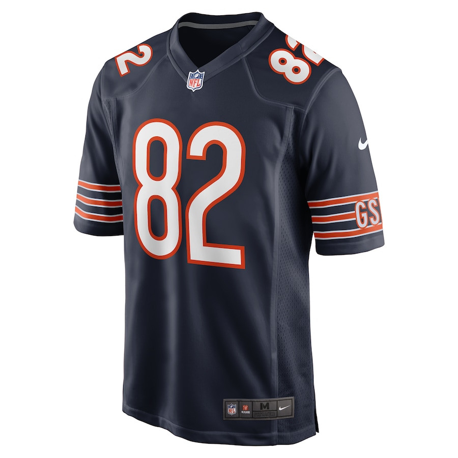 John Jackson 82 Chicago Bears Game Men Jersey - Navy JS1974 nicesnker - Image 2