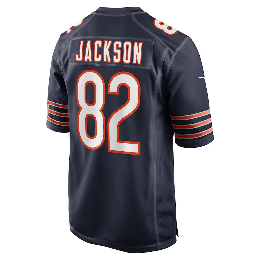 John Jackson 82 Chicago Bears Game Men Jersey - Navy JS1974 nicesnker - Image 3