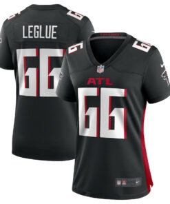 John Leglue 66 Atlanta Falcons Game Women Jersey - Black JS2032 nicesnker