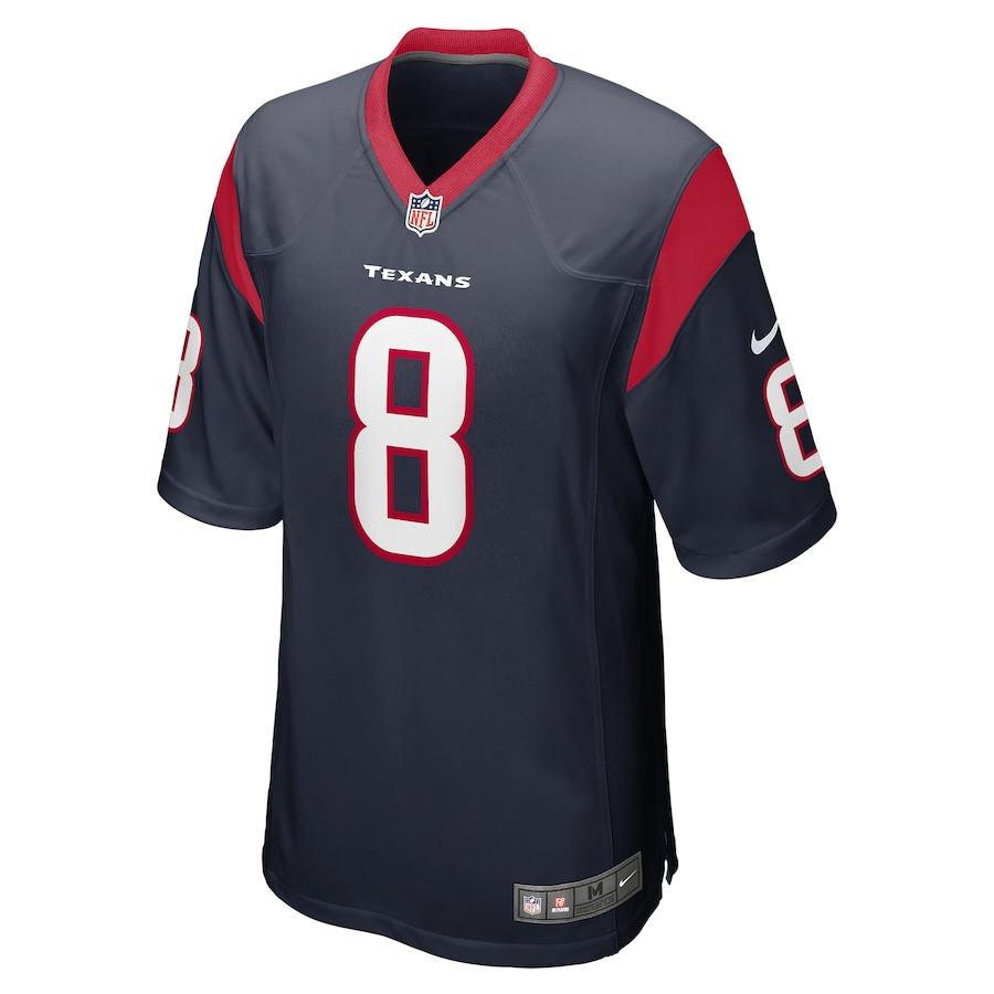 John Metchie III 8 Houston Texans Game Men Jersey - Navy JS8123 nicesnker - Image 2