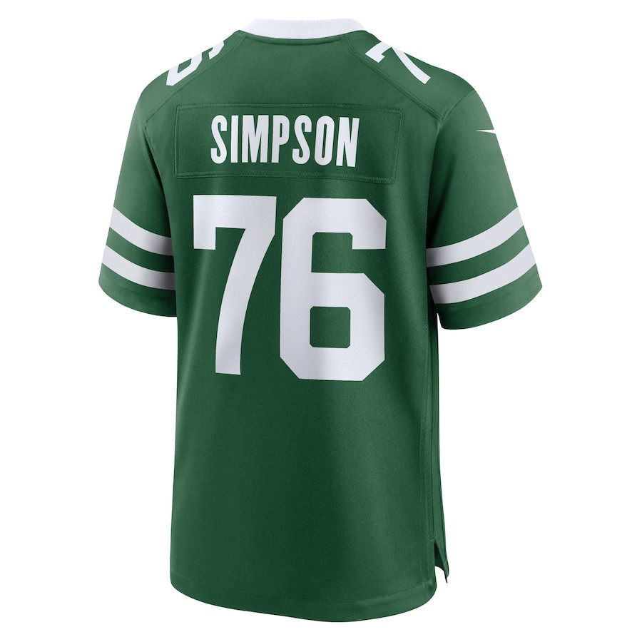 John Simpson 76 New York Jets Team Game Men Jersey - Legacy Green JS3108 nicesnker - Image 3