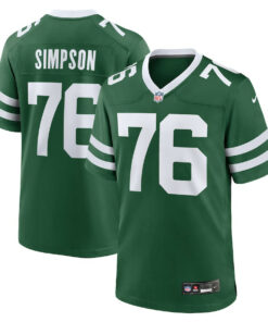 John Simpson 76 New York Jets Team Game Men Jersey - Legacy Green JS3108 nicesnker