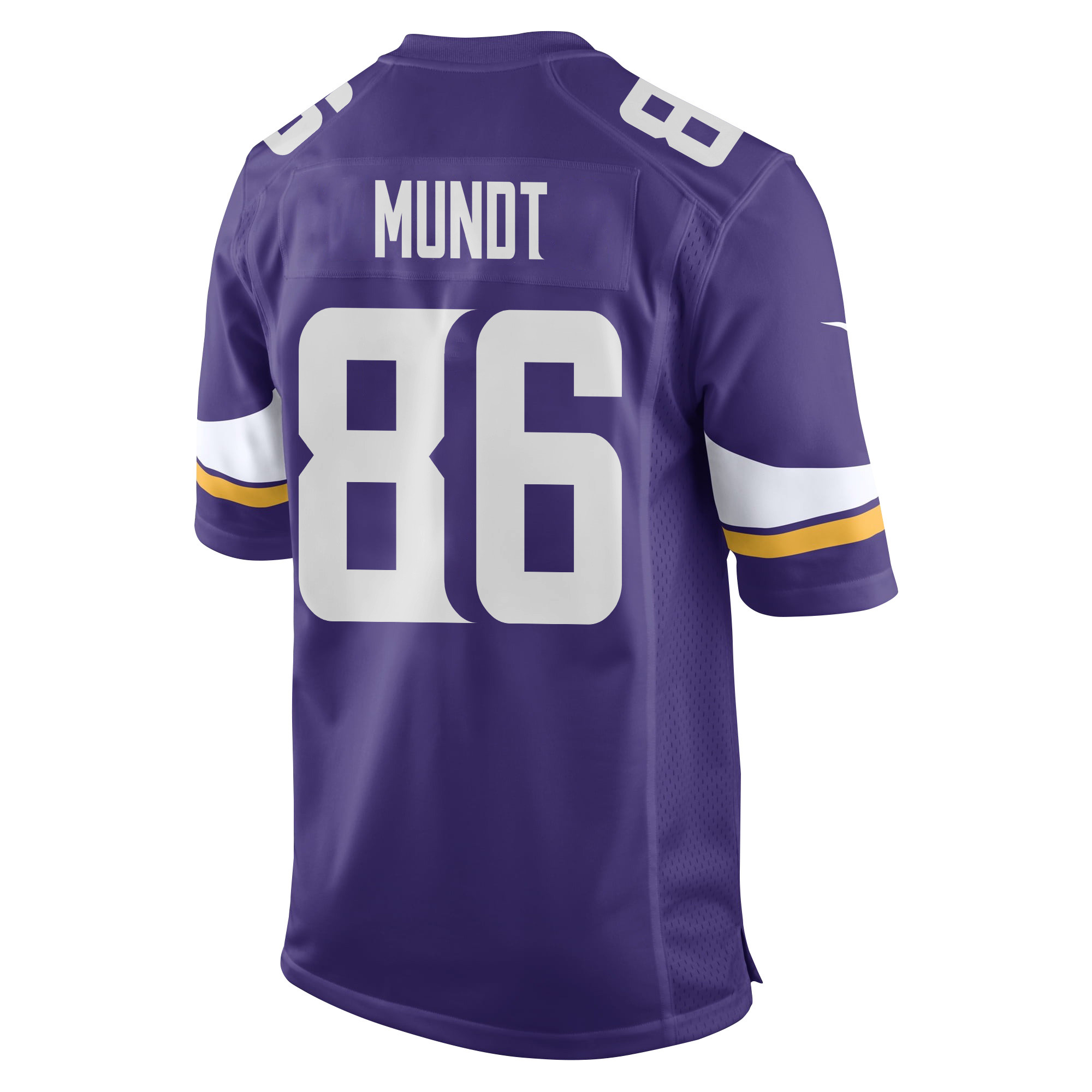 Johnny Mundt 86 Minnesota Vikings Super Bowl LIX New Orleans Patch Game Men Jersey - Purple JS9271 nicesnker - Image 2