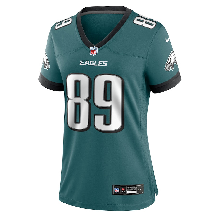 Johnny Wilson 89 Philadelphia Eagles Women's Team Game Jersey - Midnight Green JS7234 nicesnker - Image 2