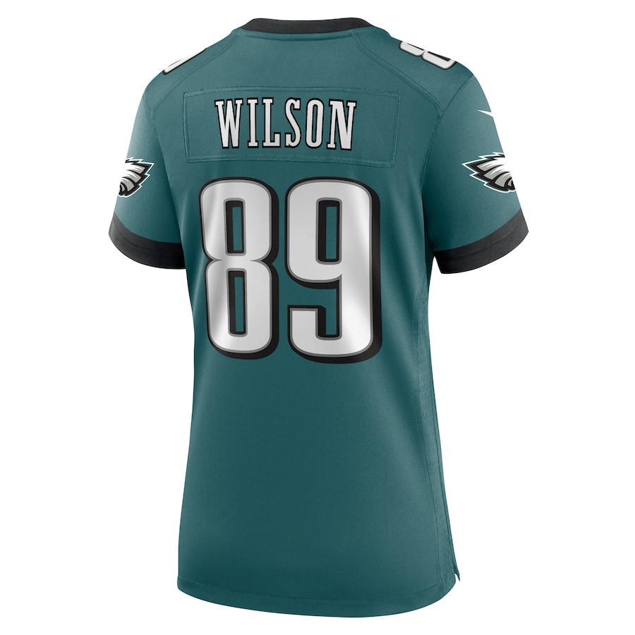 Johnny Wilson 89 Philadelphia Eagles Women's Team Game Jersey - Midnight Green JS7234 nicesnker - Image 3