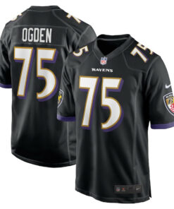 Jonathan Ogden 75 Baltimore Ravens Men Retired Jersey - Black JS5082 nicesnker