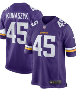 Jordan Kunaszyk 45 Minnesota Vikings Game Men Jersey - Purple JS6867 nicesnker