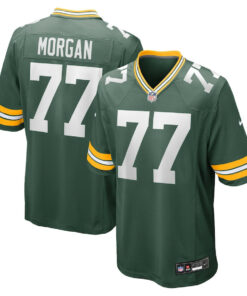 Jordan Morgan 77 Green Bay Packers 2024 Game Men Jersey - Green JS6494 nicesnker