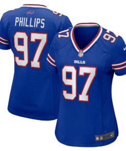 Jordan Phillips 97 Buffalo Bills Women Game Jersey - Royal JS4129 nicesnker