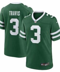 Jordan Travis 3 New York Jets Team Game Men Jersey - Legacy Green JS1142 nicesnker