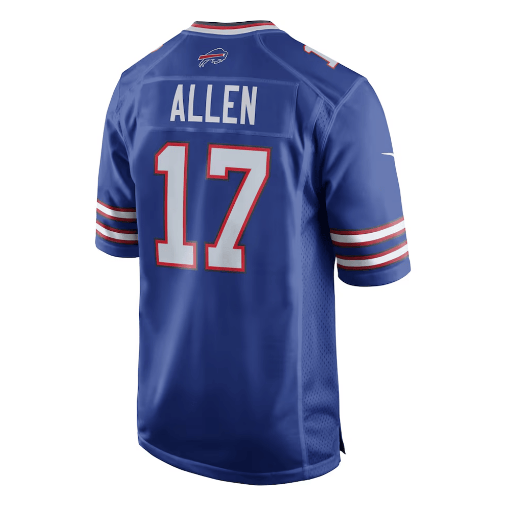 Josh Allen 17 Buffalo Bills 2025 Pro Bowl Patch Game Men Jersey - Royal JS4267 nicesnker - Image 3