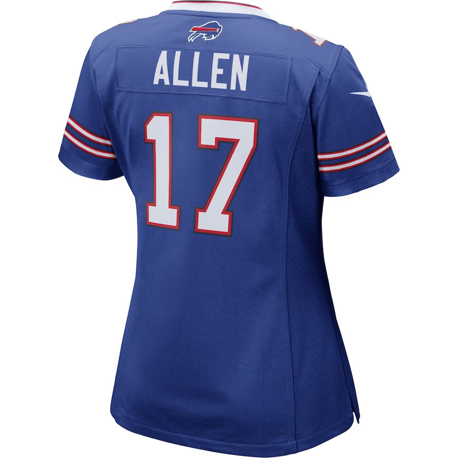 Josh Allen #17 Buffalo Bills Super Bowl LIX Women's Jersey - Royal JS4192 nicesnker - Image 3
