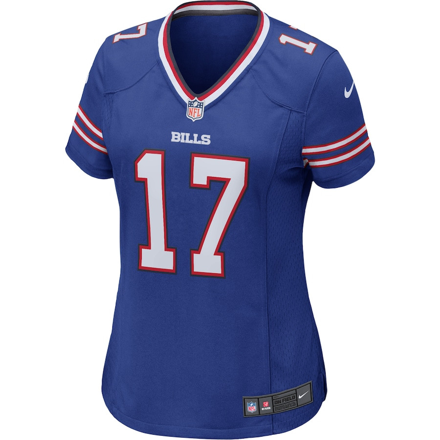 Josh Allen 17 Buffalo Bills Women Game Jersey - Royal JS9573 nicesnker - Image 2