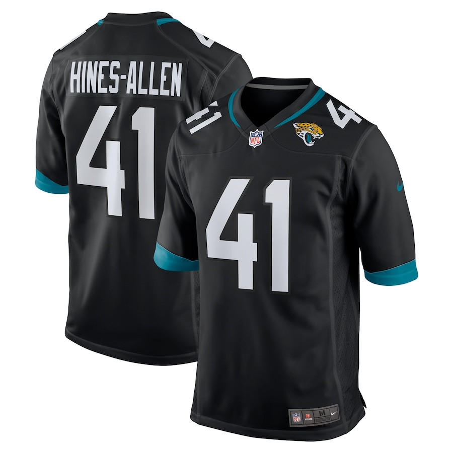 Josh Hines-Allen 41 Jacksonville Jaguars Alternate Player Game Men Jersey - Black JS9621 nicesnker