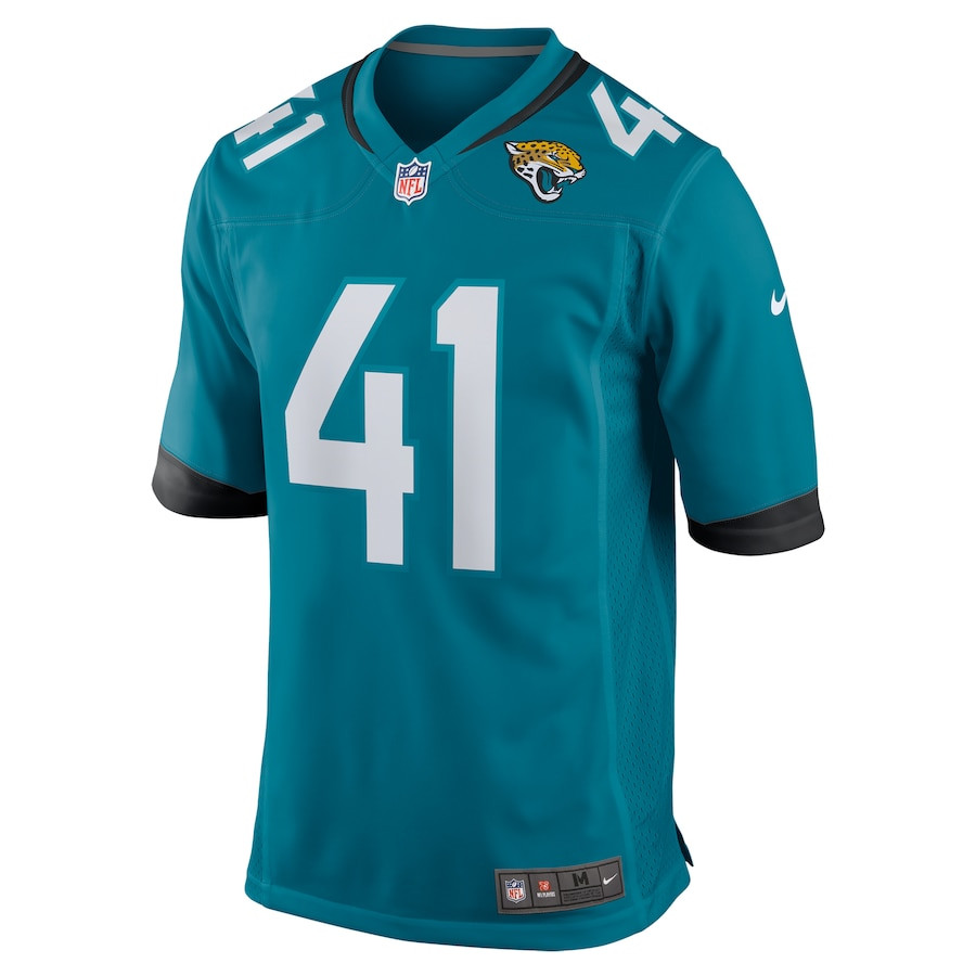 Josh Hines-Allen 41 Jacksonville Jaguars Player Game Men Jersey - Teal JS2310 nicesnker - Image 2