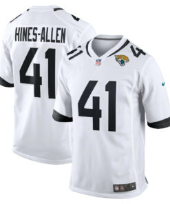Josh Hines-Allen 41 Jacksonville Jaguars Player Game Men Jersey - White JS7280 nicesnker
