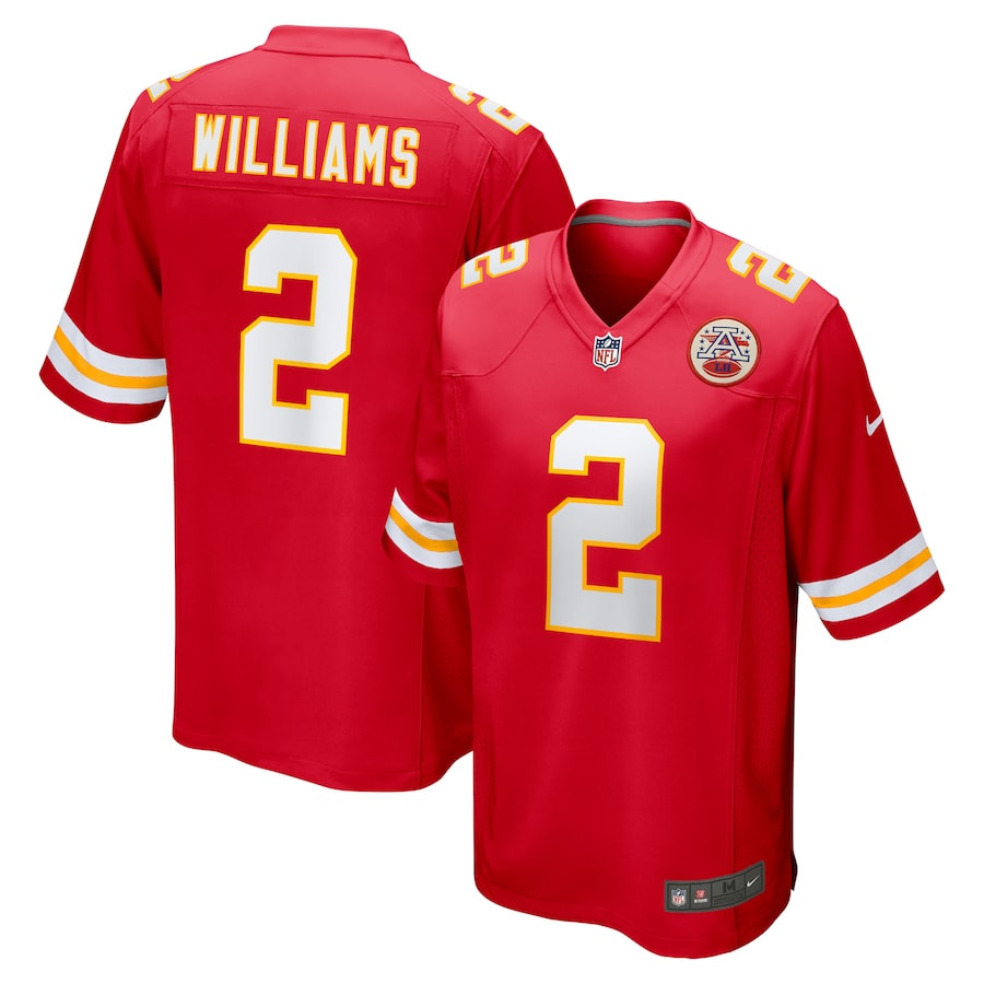 Joshua Williams 2 Kansas City Chiefs Game Men Jersey - Red JS5495 nicesnker