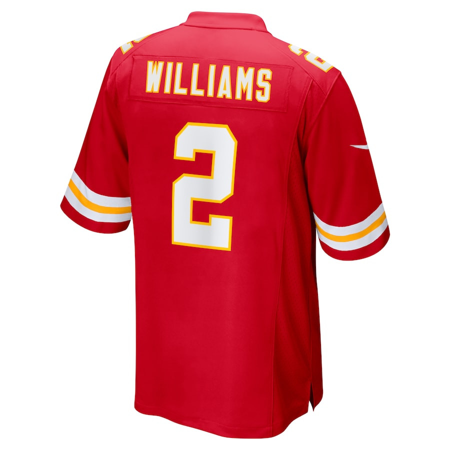 Joshua Williams 2 Kansas City Chiefs Game Men Jersey - Red JS5495 nicesnker - Image 3