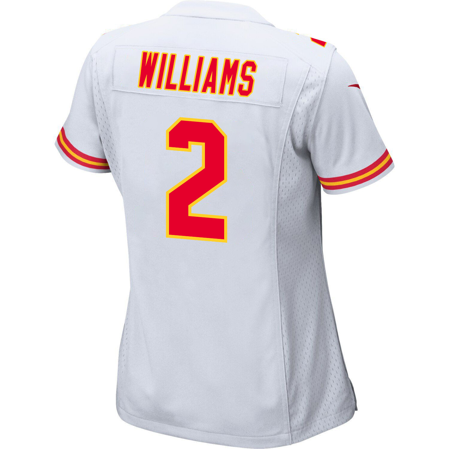 Joshua Williams 2 Kansas City Chiefs Super Bowl LVIII Patch Game Women Jersey - White JS8802 nicesnker - Image 3