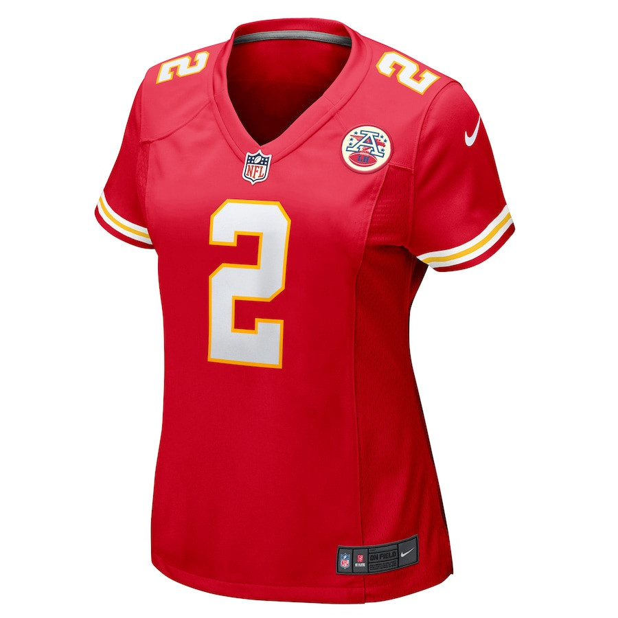 Joshua Williams 2 Kansas City Chiefs Women's Game Jersey - Red JS5612 nicesnker - Image 2