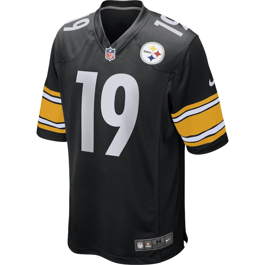 JuJu Smith-Schuster 19 Pittsburgh Steelers Men Game Jersey JS9636 nicesnker - Image 2